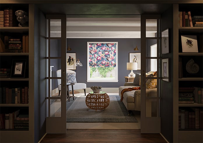 Ophelia, Midnight - Twist&Fit Roman Blind - Image 9